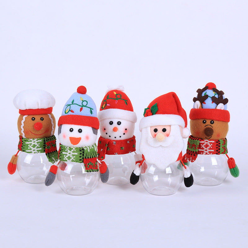 Christmas Candy Gift Bottle – Santa Storage Jar