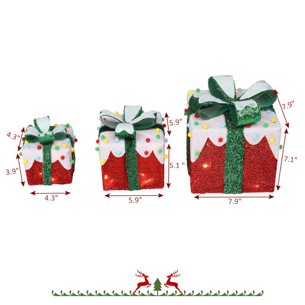 3pcs Iceberg Cotton Ball Lights – 60cm Look (Battery Not Included)