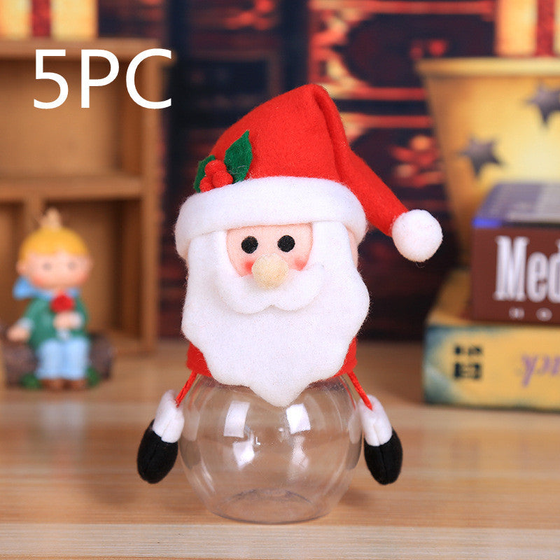 Christmas Candy Gift Bottle – Santa Storage Jar