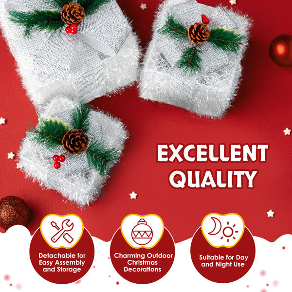 White Christmas Lighting Gift Box