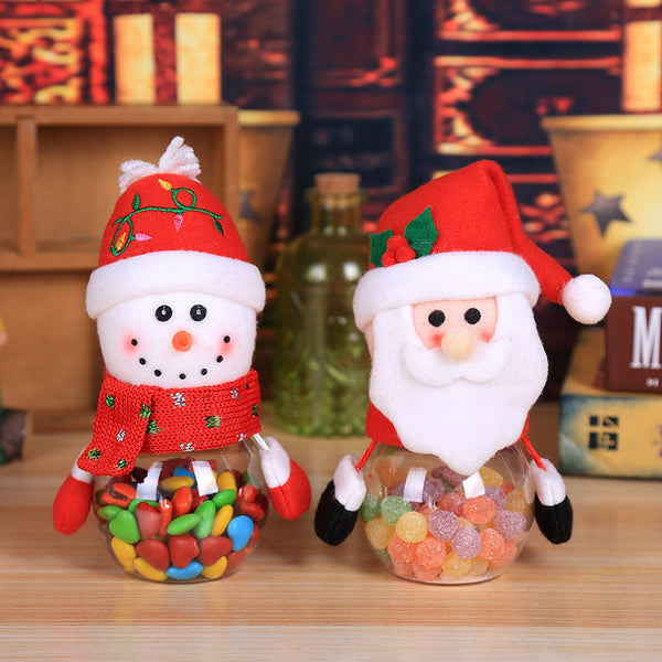 Christmas Candy Gift Bottle – Santa Storage Jar