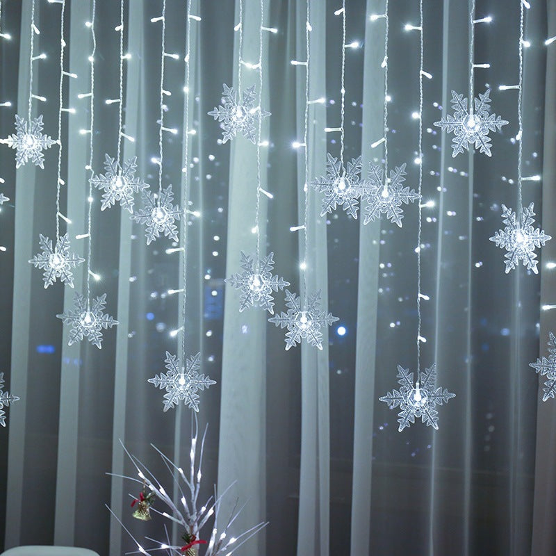 Christmas Decoration LED Snowflake Curtain Light