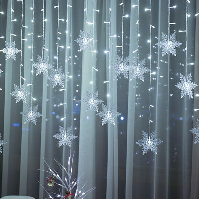 Christmas Decoration LED Snowflake Curtain Light